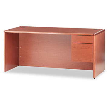 HON® 10700 Series "l" Workstation Desk With Three-quarter Height Pedestal On Right, 66" X 30" X 29.5", Harvest freeshipping - TVN Wholesale